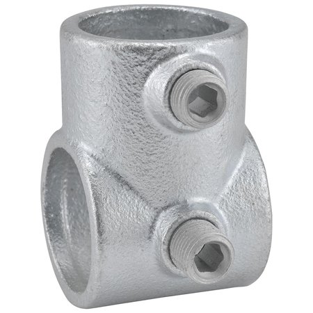 GLOBAL INDUSTRIAL 1-1/2 Size Single Socket Tee Pipe Fitting 1.94 Fitting I.D. 798740